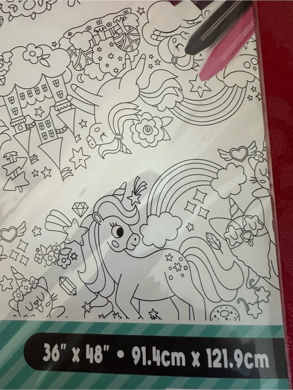 ☀️ 3/$10 Color Your Own! Coloring Paper Tablecover ( see description)